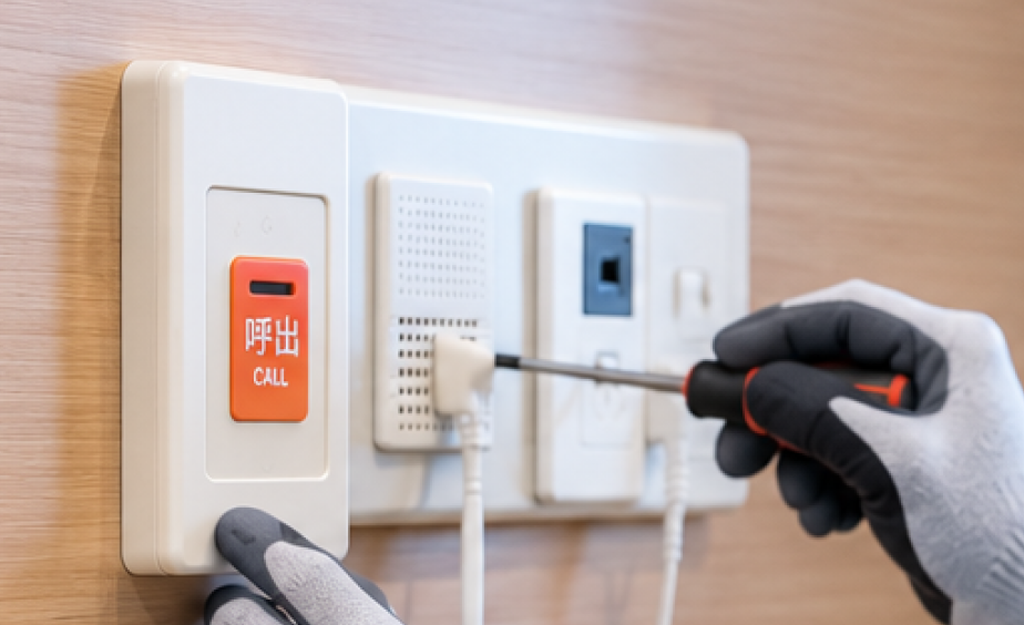 呼出表示設備工事