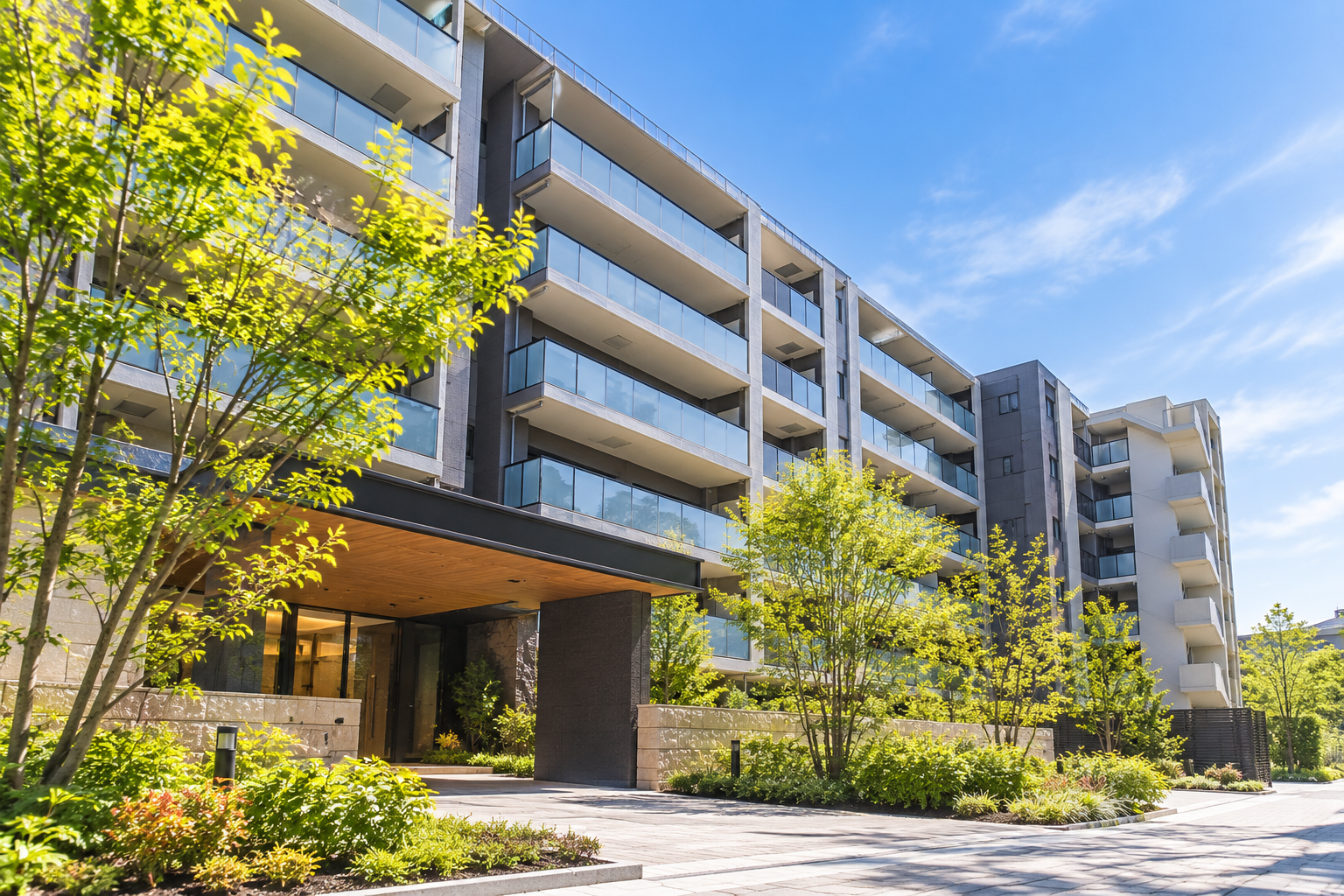 マンションの集合インターホン設備工事を実施